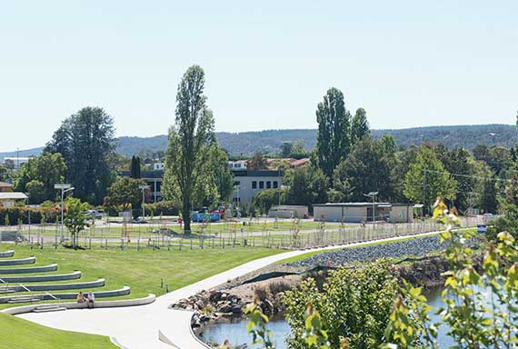 riverside park in Queanbeyan