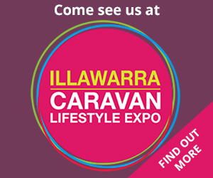 Illawarra Caravan Lifestyle Expo come and see us button