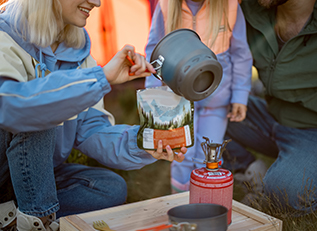 Hiking food. Pack light weight food