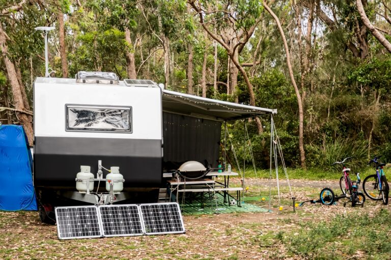 camping solar setup
