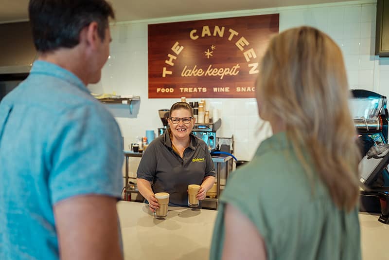 Cafe at Reflections Lake Keepit Holiday Park