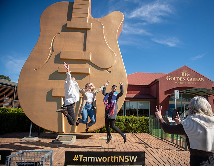 The Big Golden Guitar Tourist Centre, Tamworth