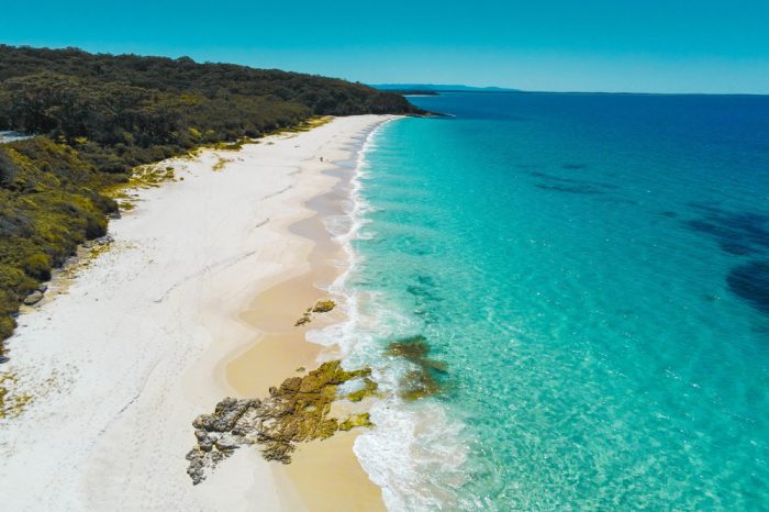 Drone,Shot,Of,Jervis,Bay,,Australia